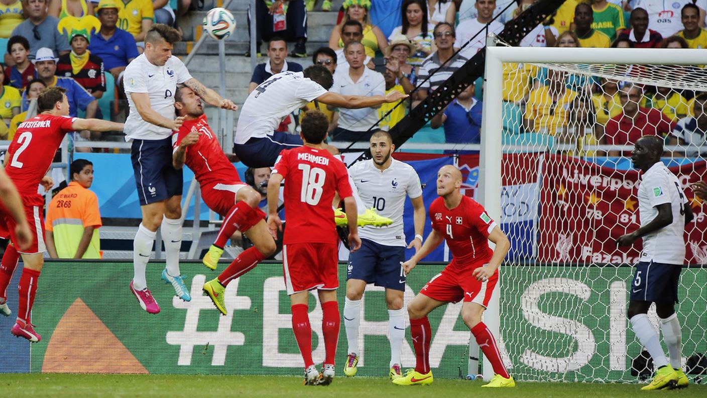 L'inzuccata di Giroud per l'1-0