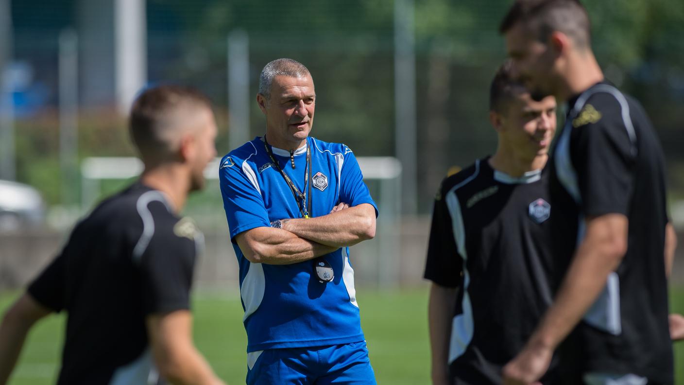 Durante il primo allenamento