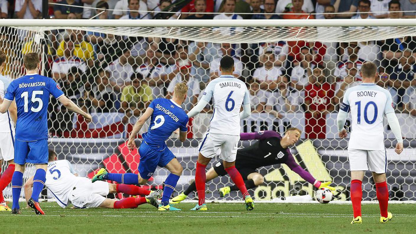 La rete di Sigthorsson che è valsa il passaggio ai quarti