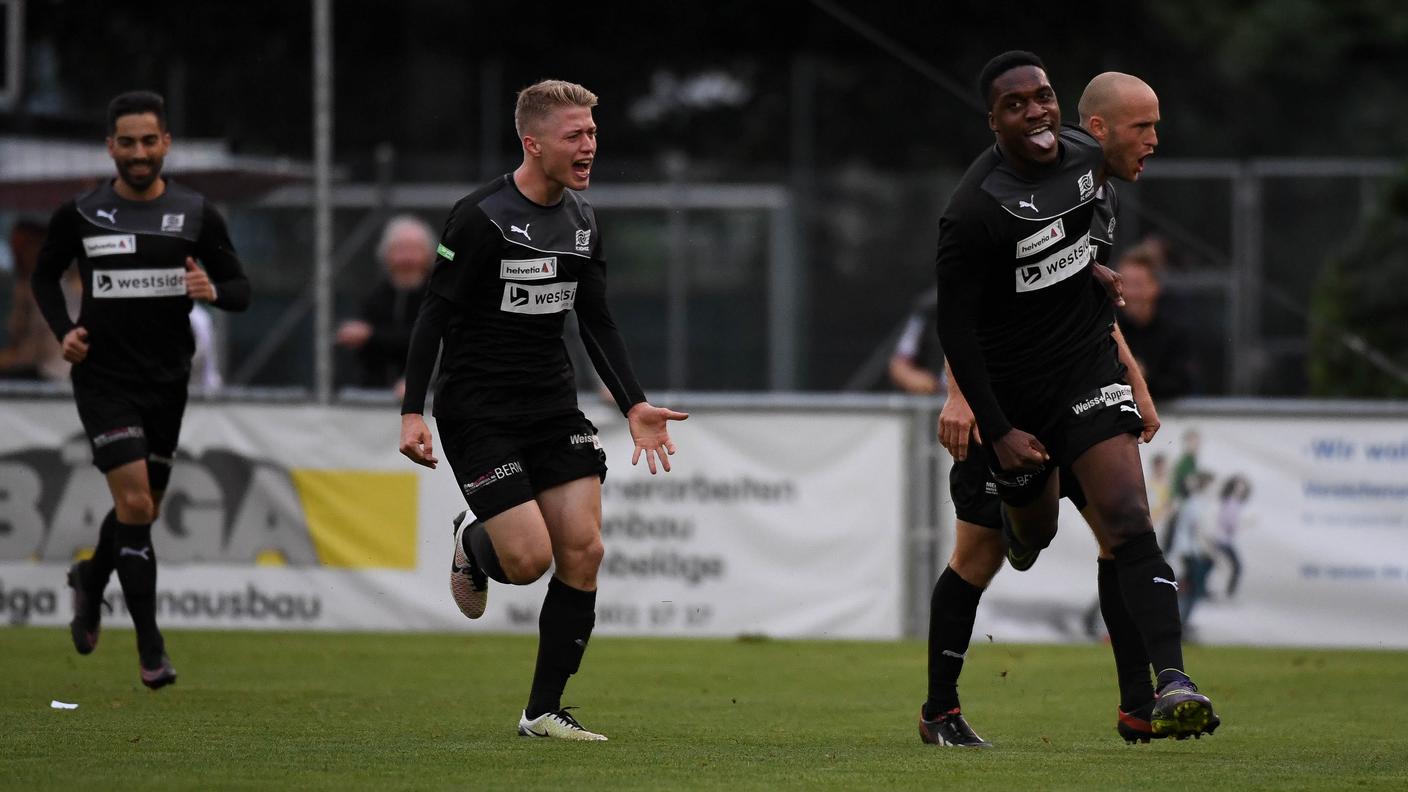 La felicità di Kasai Mylord, autore del primo gol bernese