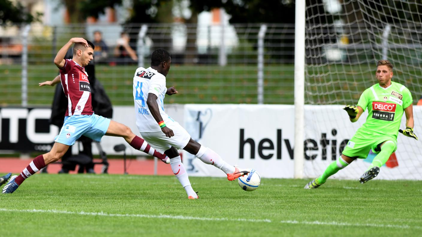Moussa Koné supera Giorgio Marcionelli