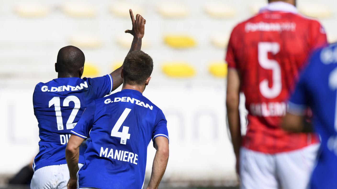 Marcus Diniz festeggia il primo gol