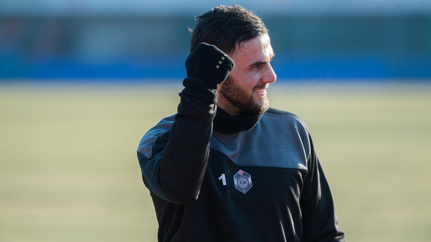 Il primo allenamento di Sadiku