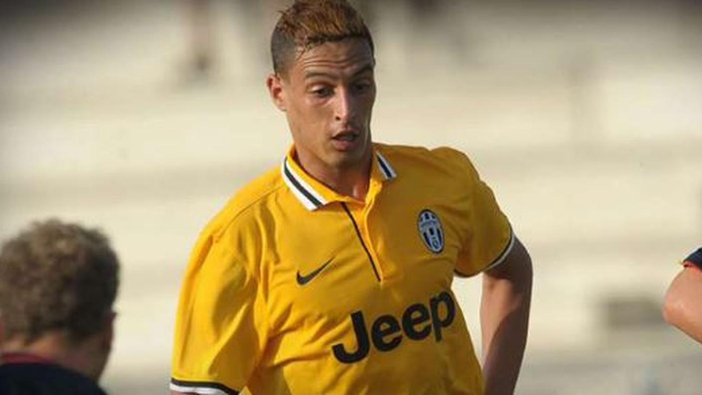 Con la maglia della Juventus