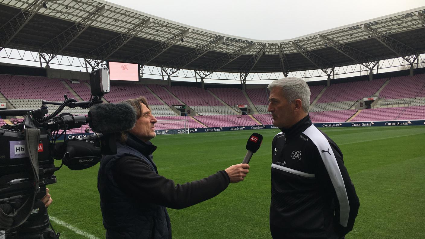 Vladimir Petkovic intervistato da Armando Ceroni