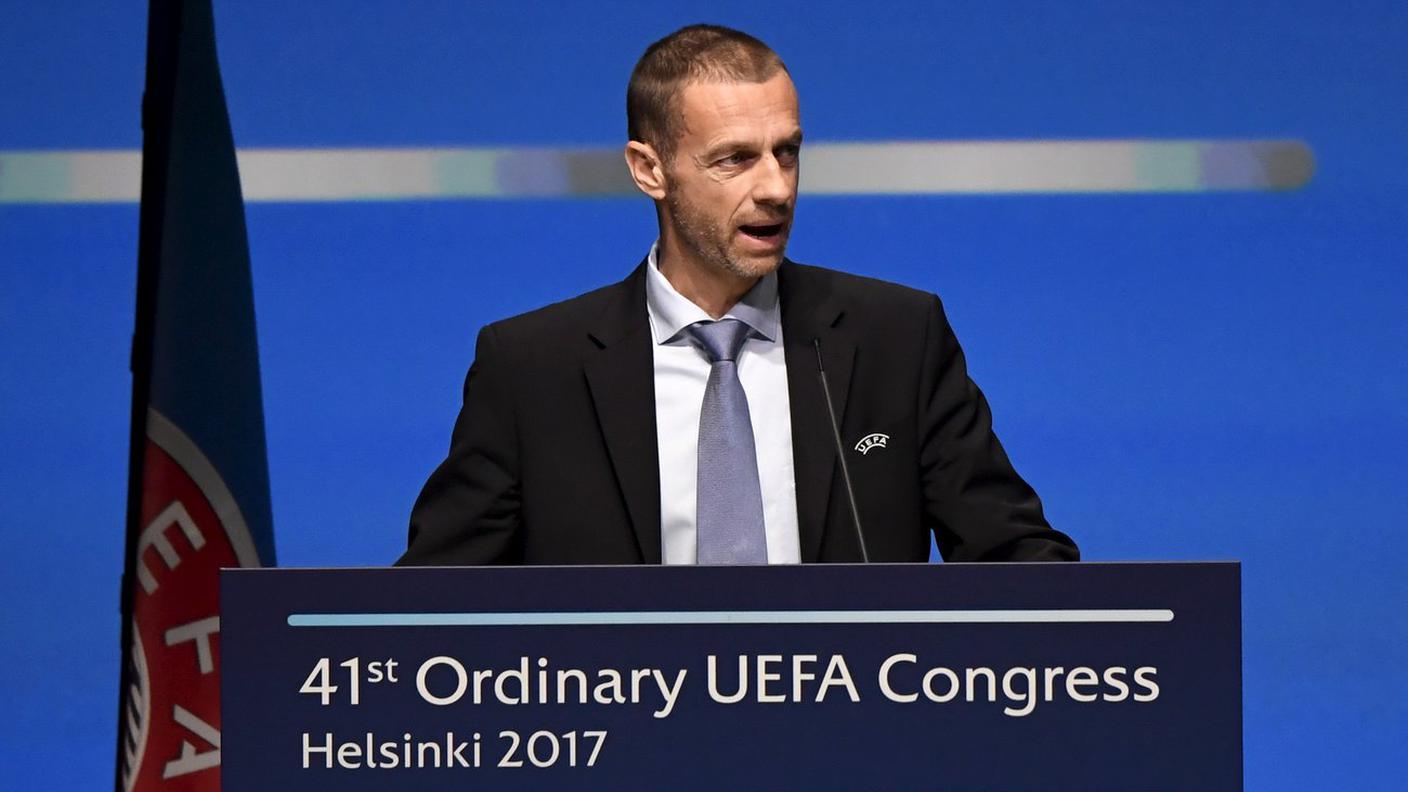 Il presidente della UEFA Aleksander Ceferin