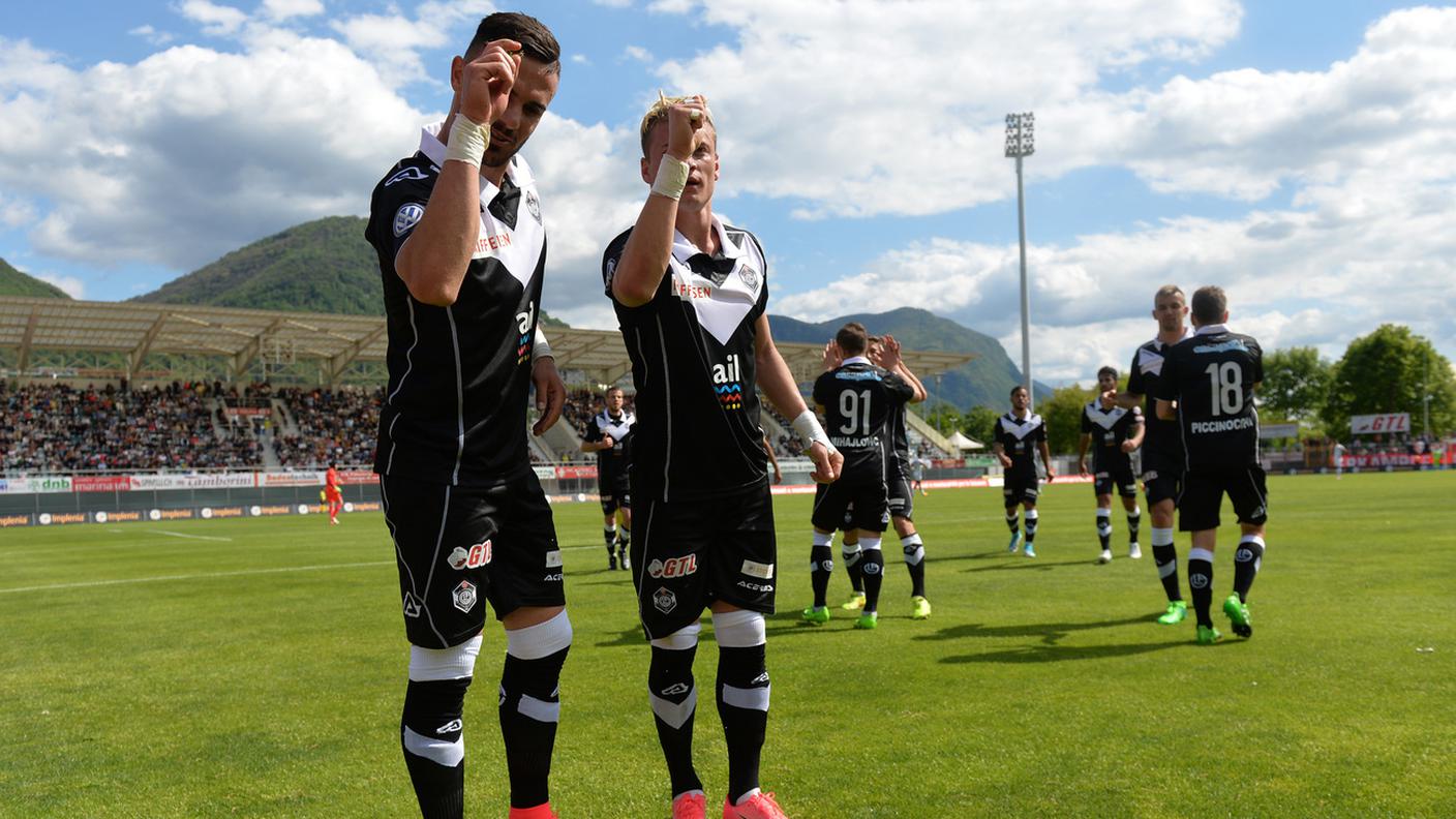 Esultano gli attaccanti bianconeri