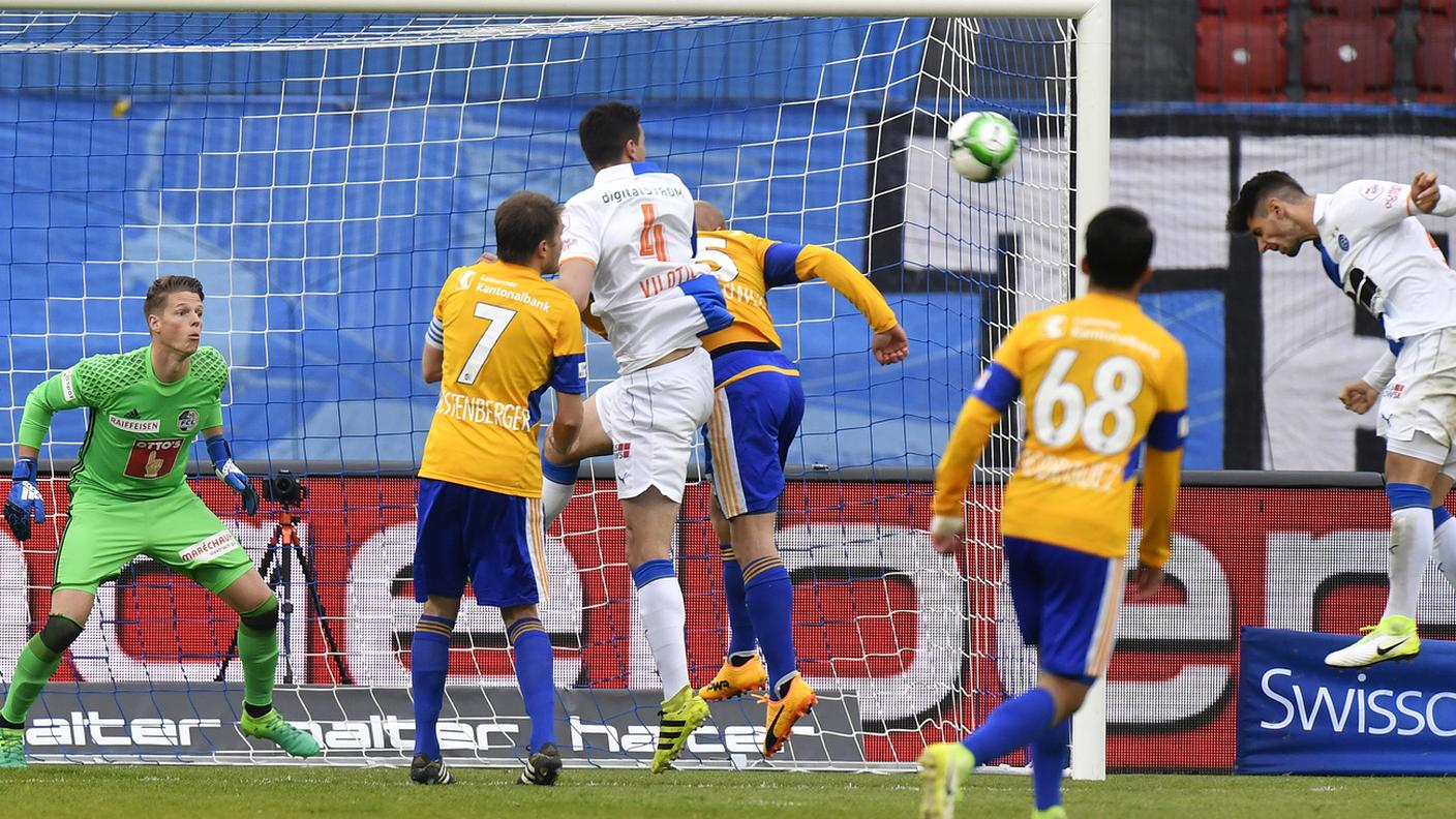 Il momentaneo 3-1 di Bamert