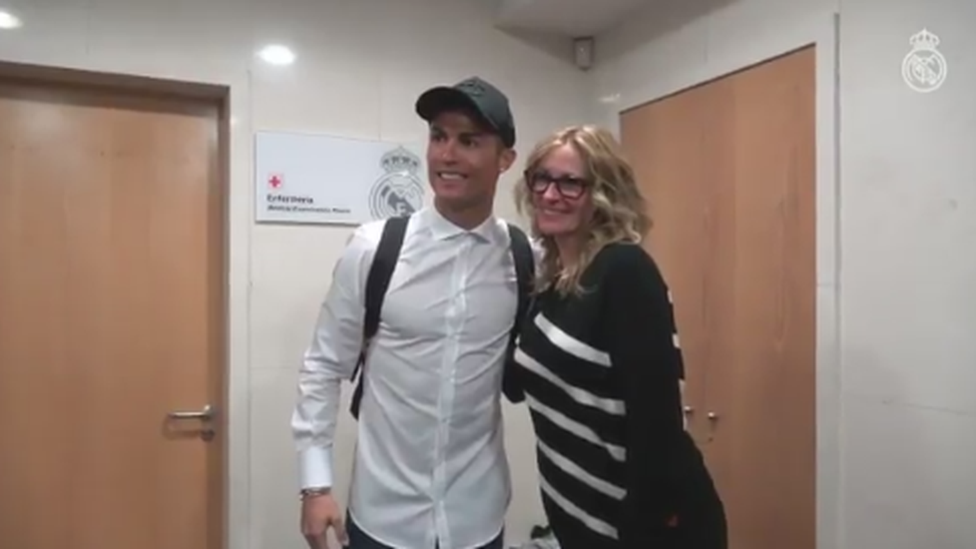 In posa con CR7