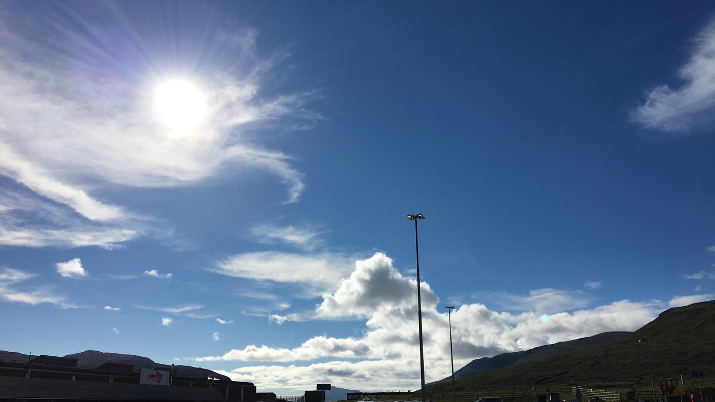 In questo periodo il sole splende sempre alto nel cielo