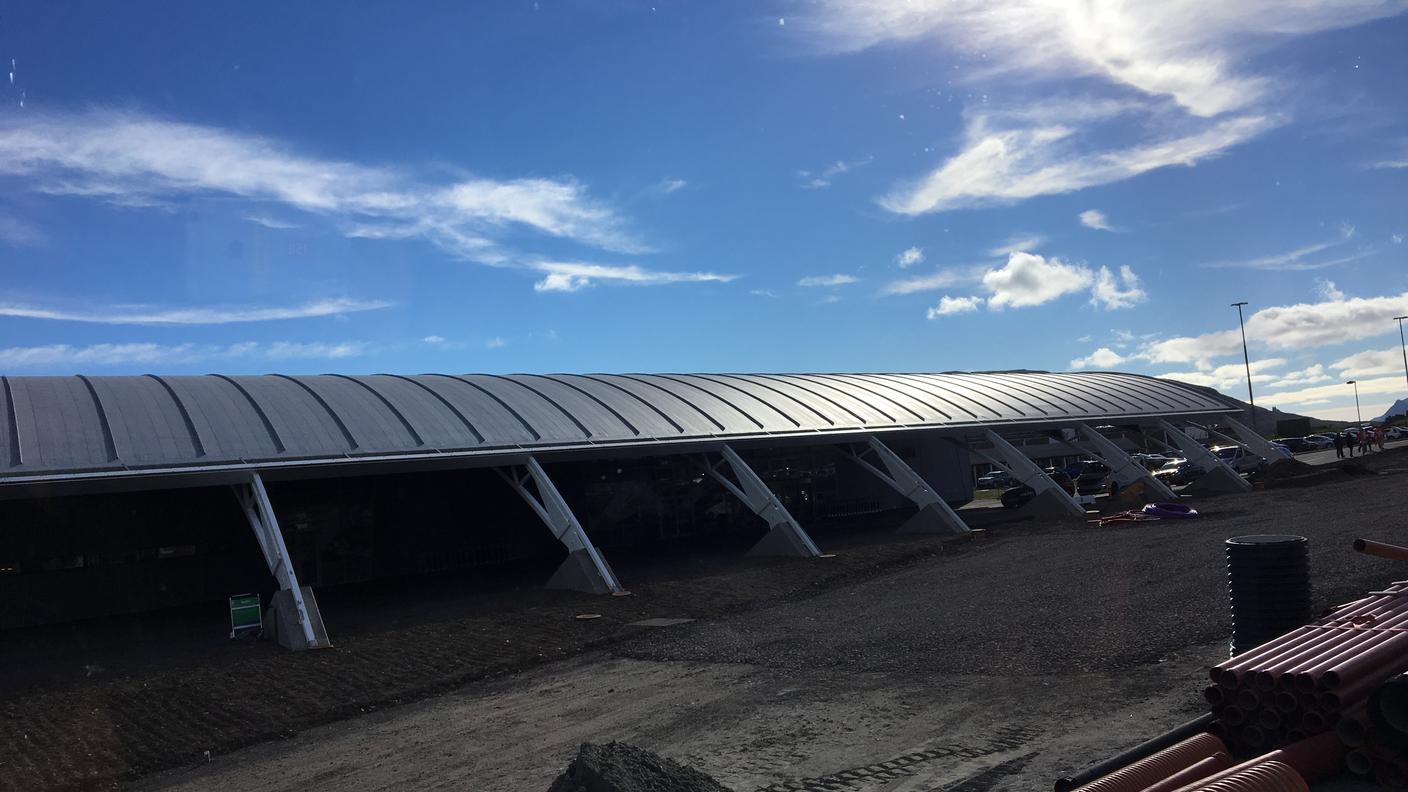 l'aeroporto dall'esterno