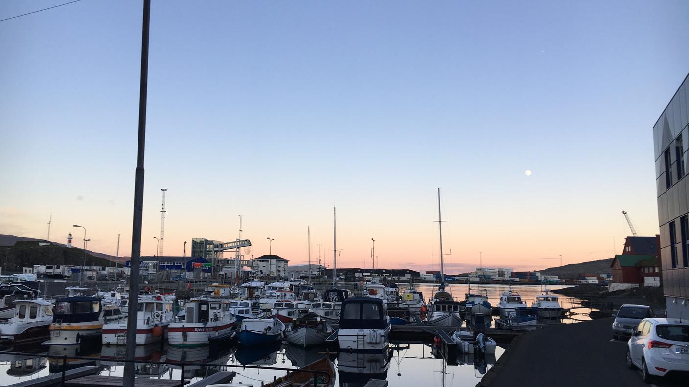 Il "tramonto" al porto