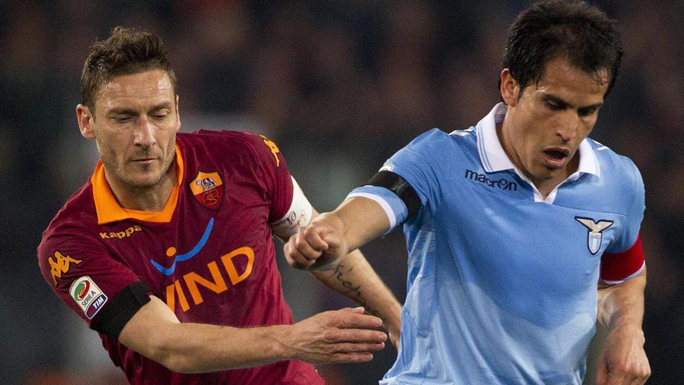 In un derby romano contro Francesco Totti