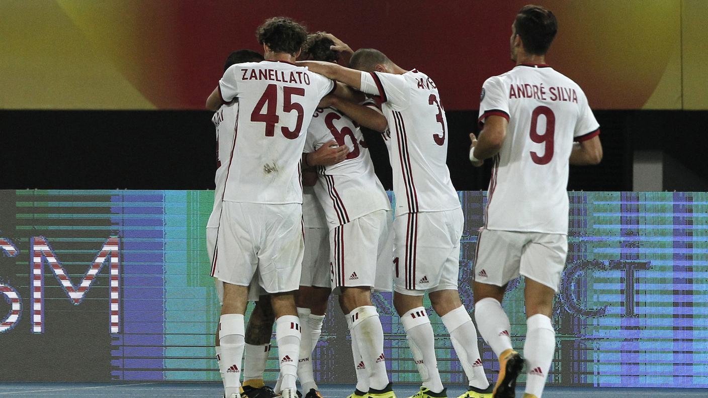 La gioia dei rossoneri