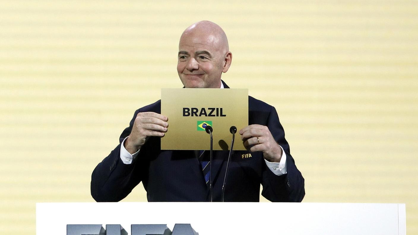 Il presidente FIFA Gianni Infantino