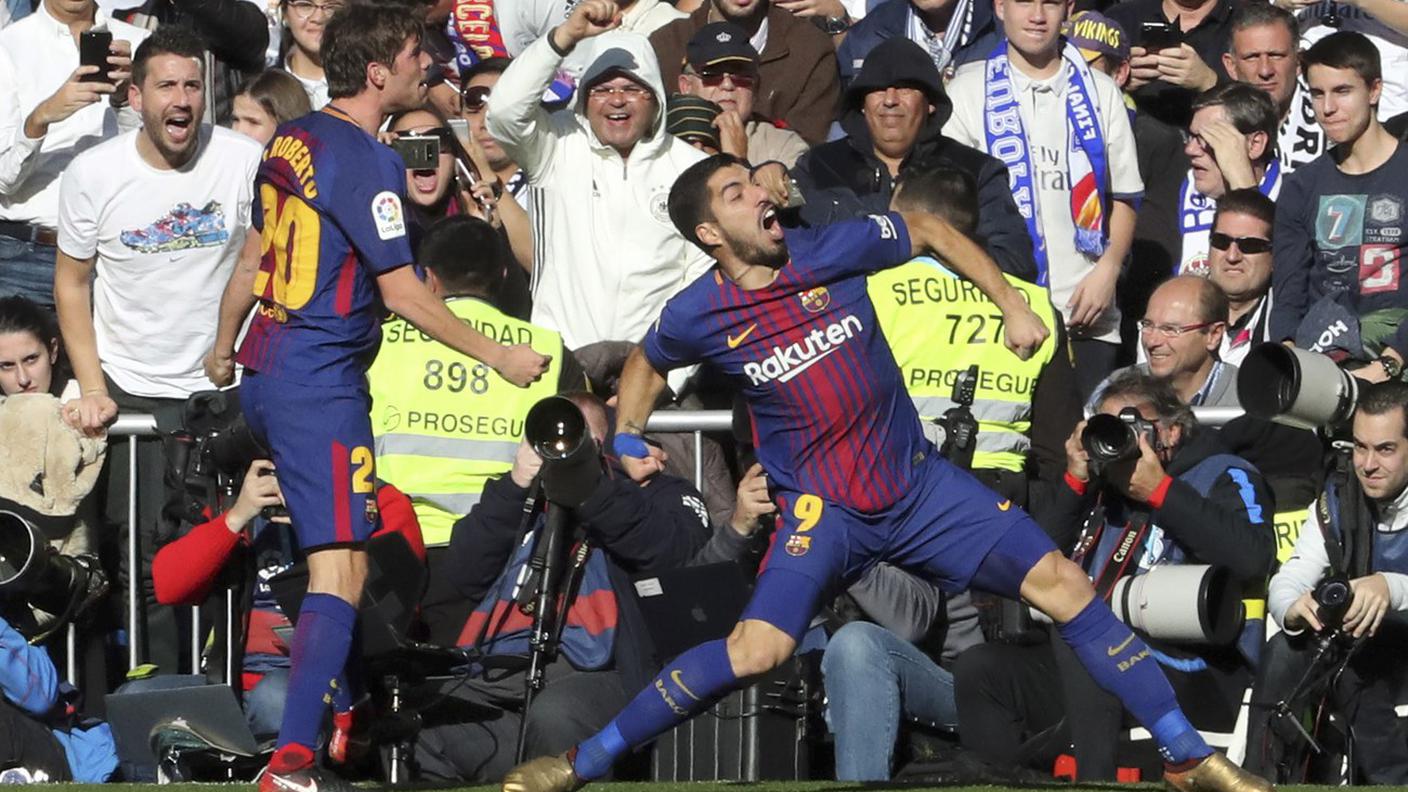 L'esultanza incontenibile di Suarez che gela i tifosi di casa