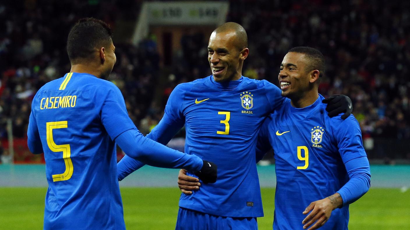 Miranda, Gabriel Jesus e Casemiro