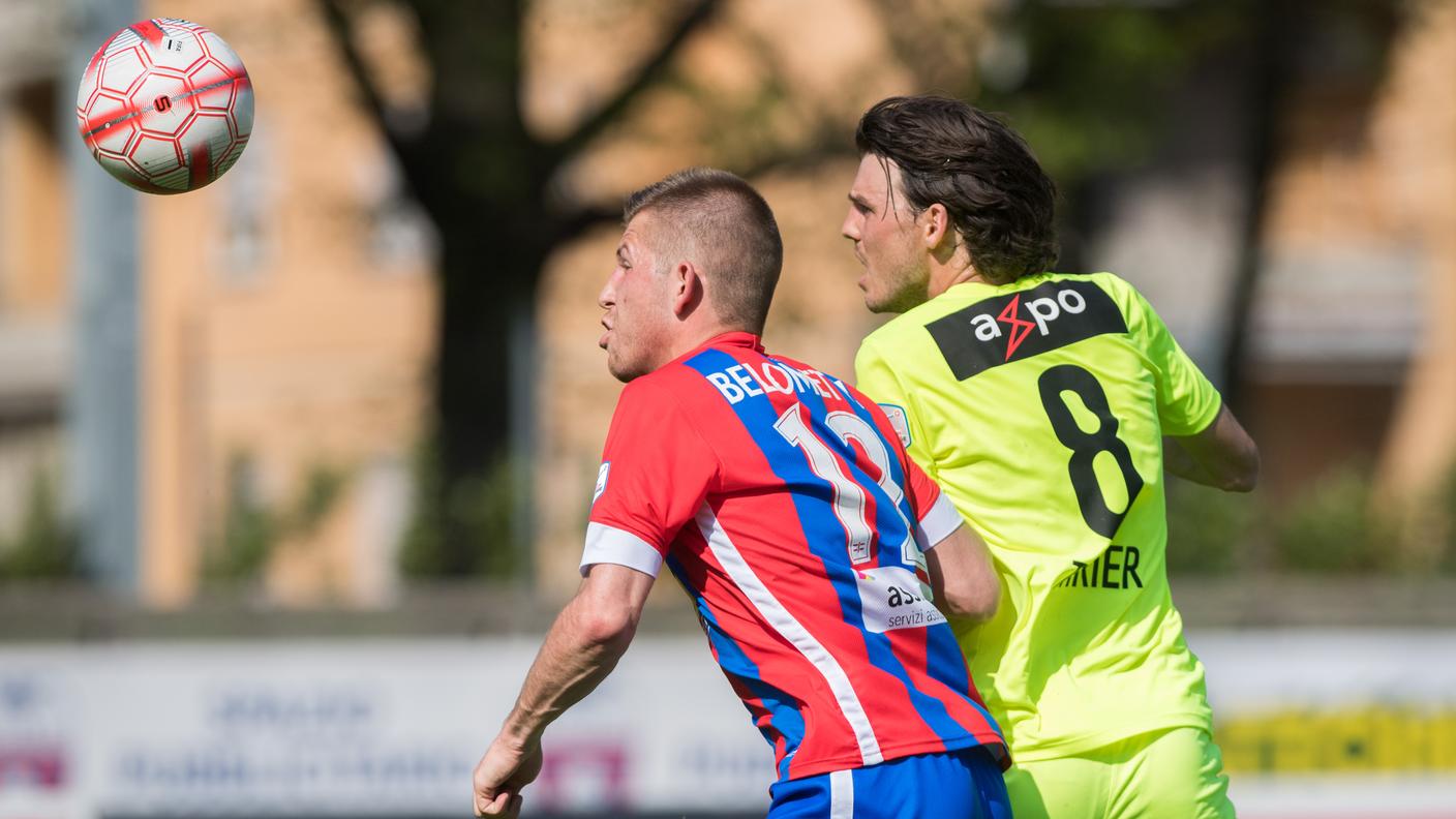 Belometti e Thrier si contendono il pallone