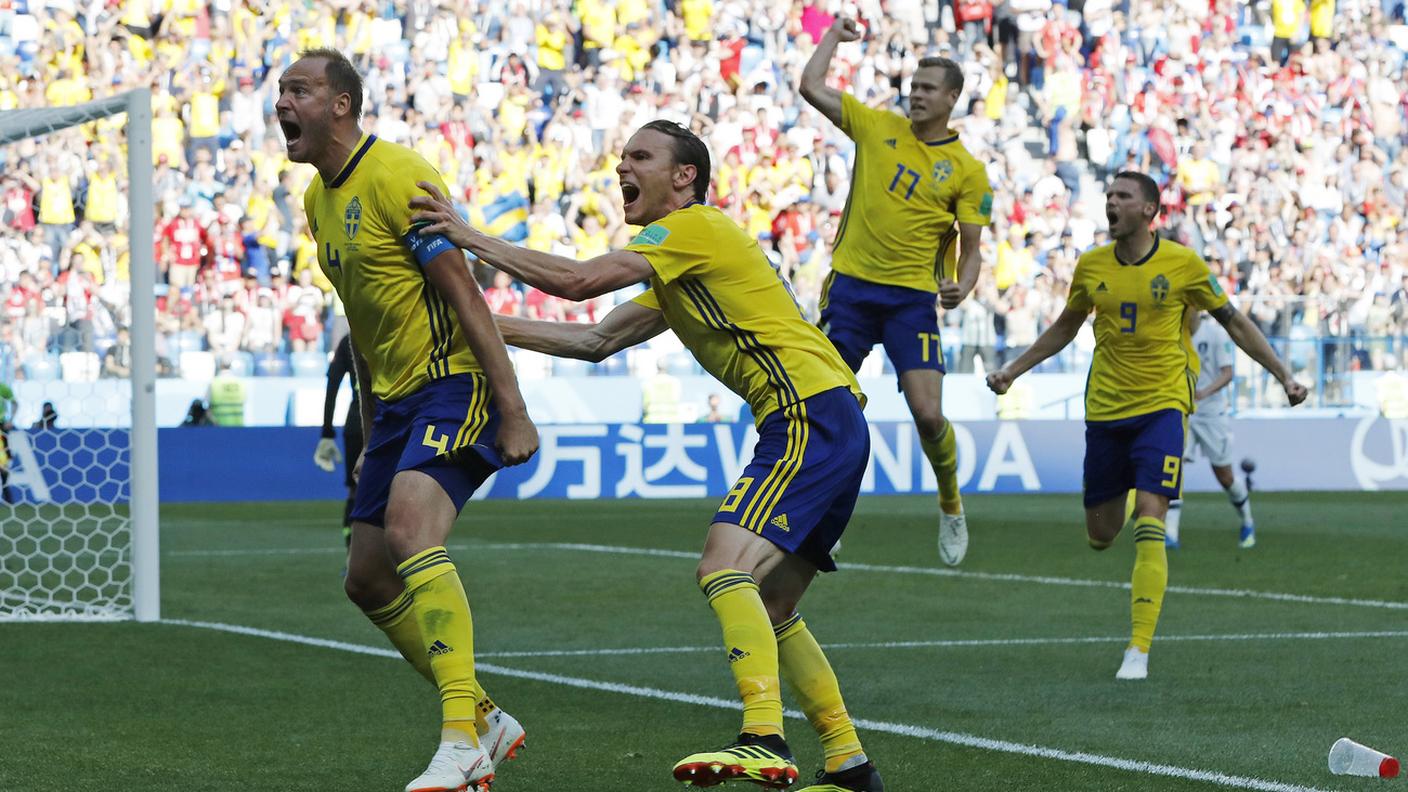 Tutta la grinta di capitan Granqvist