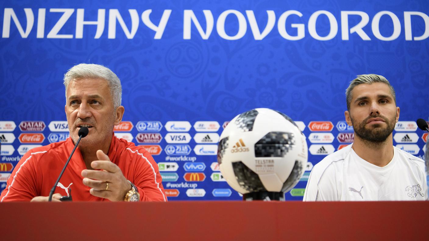 Vladimir Petkovic e Valon Behrami