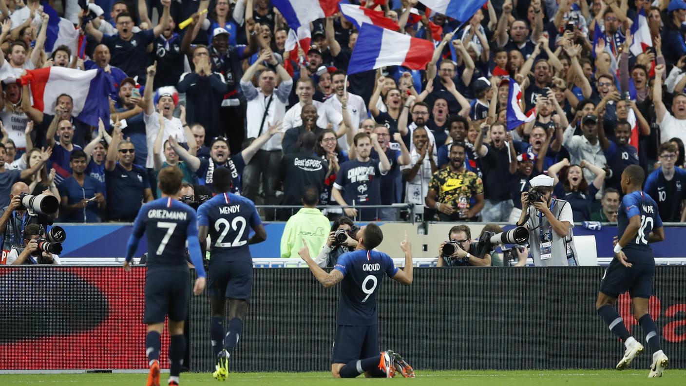 Giroud in gol dopo 10 partite con la Nazionale