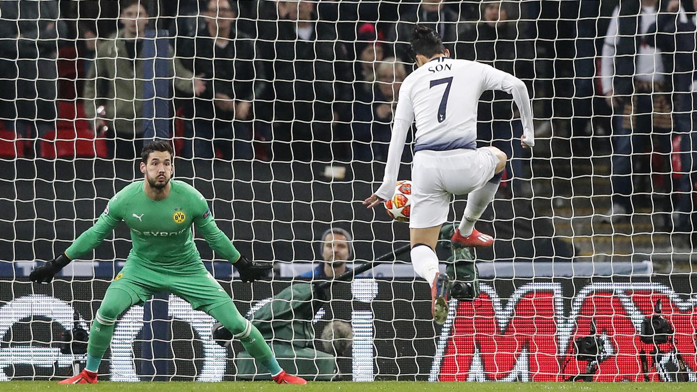 Bürki è stato superato per tre volte a Wembley