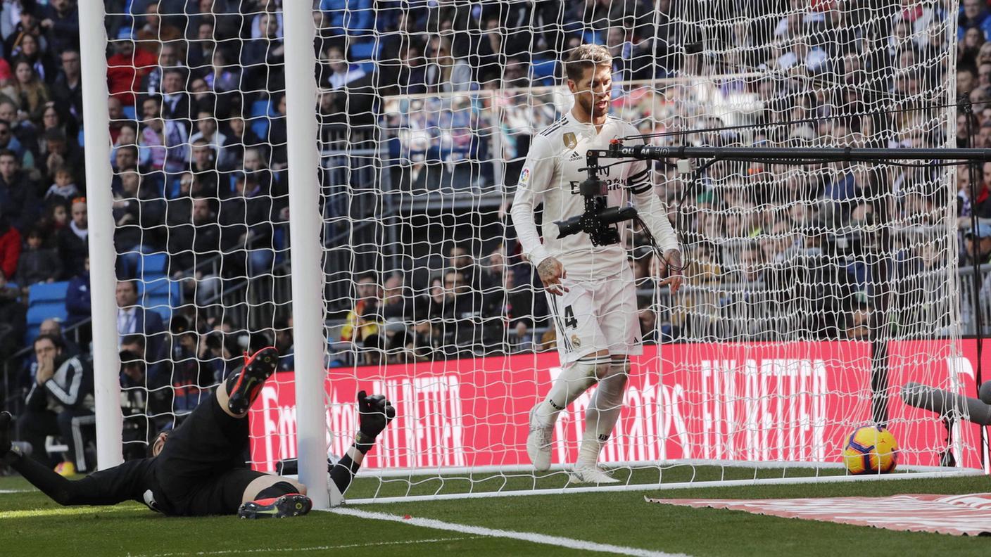 Courtois e Sergio Ramos non sono riusciti ad evitare la sconfitta