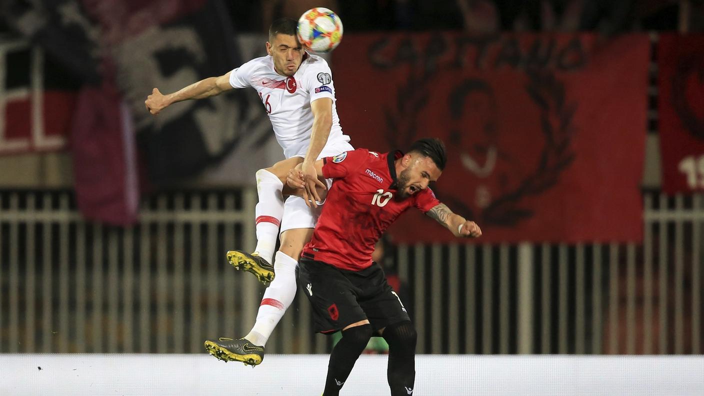 Nella partita contro la Turchia