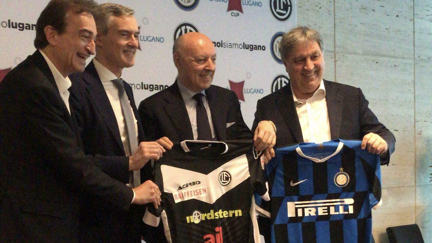 L'Inter a Lugano
