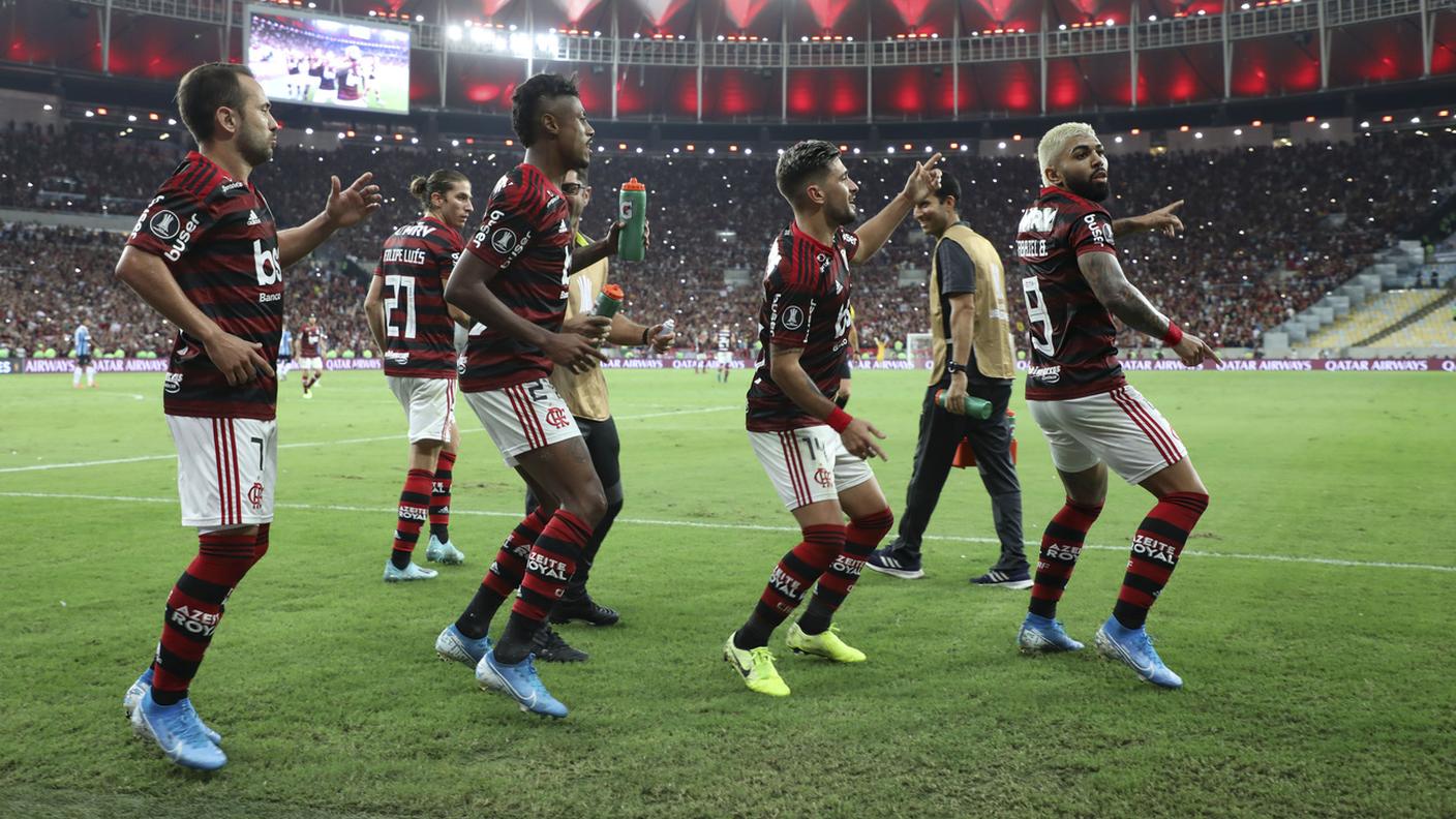 La gioia di Gabigol e compagni
