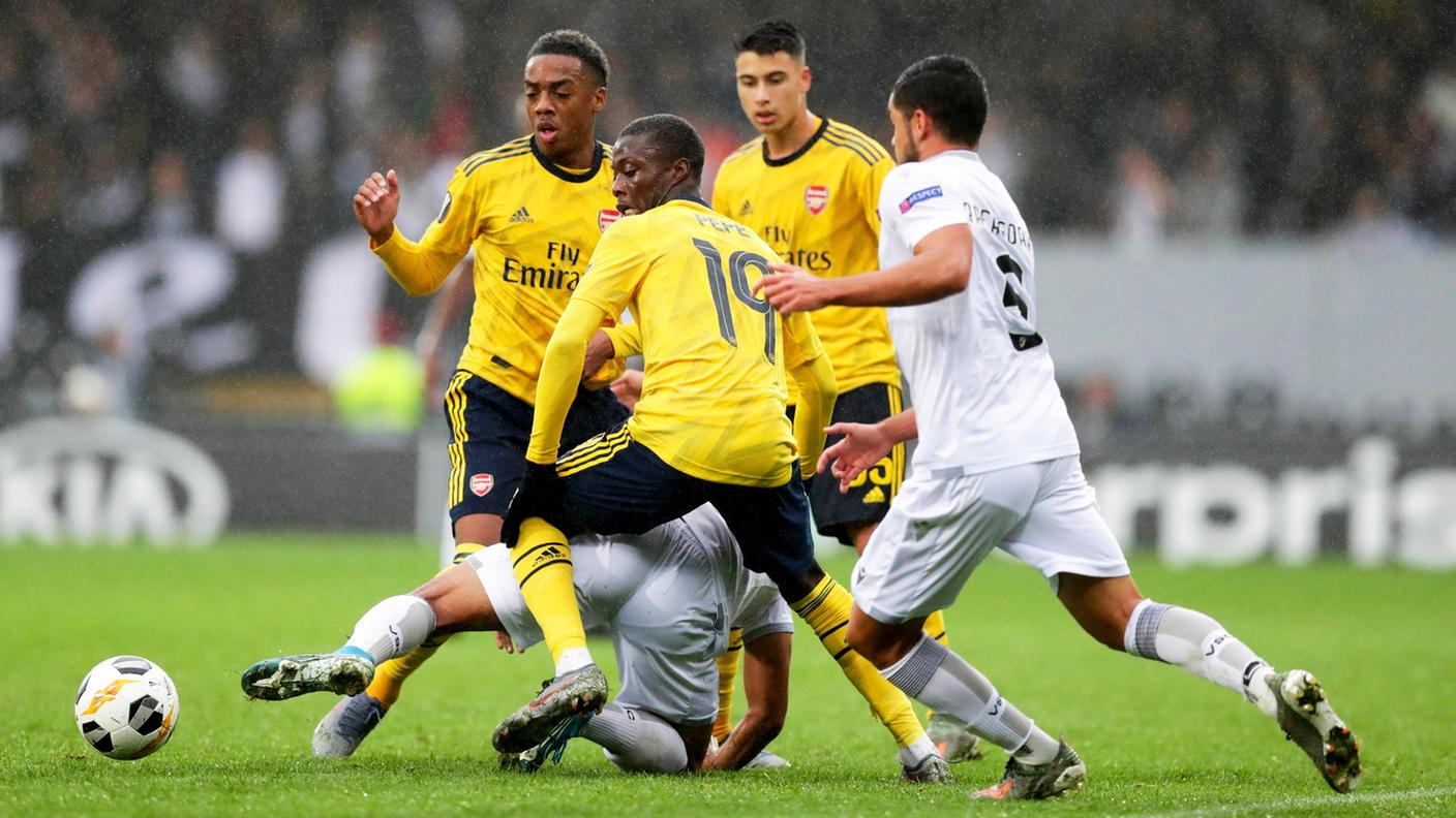 Gunners in giallo