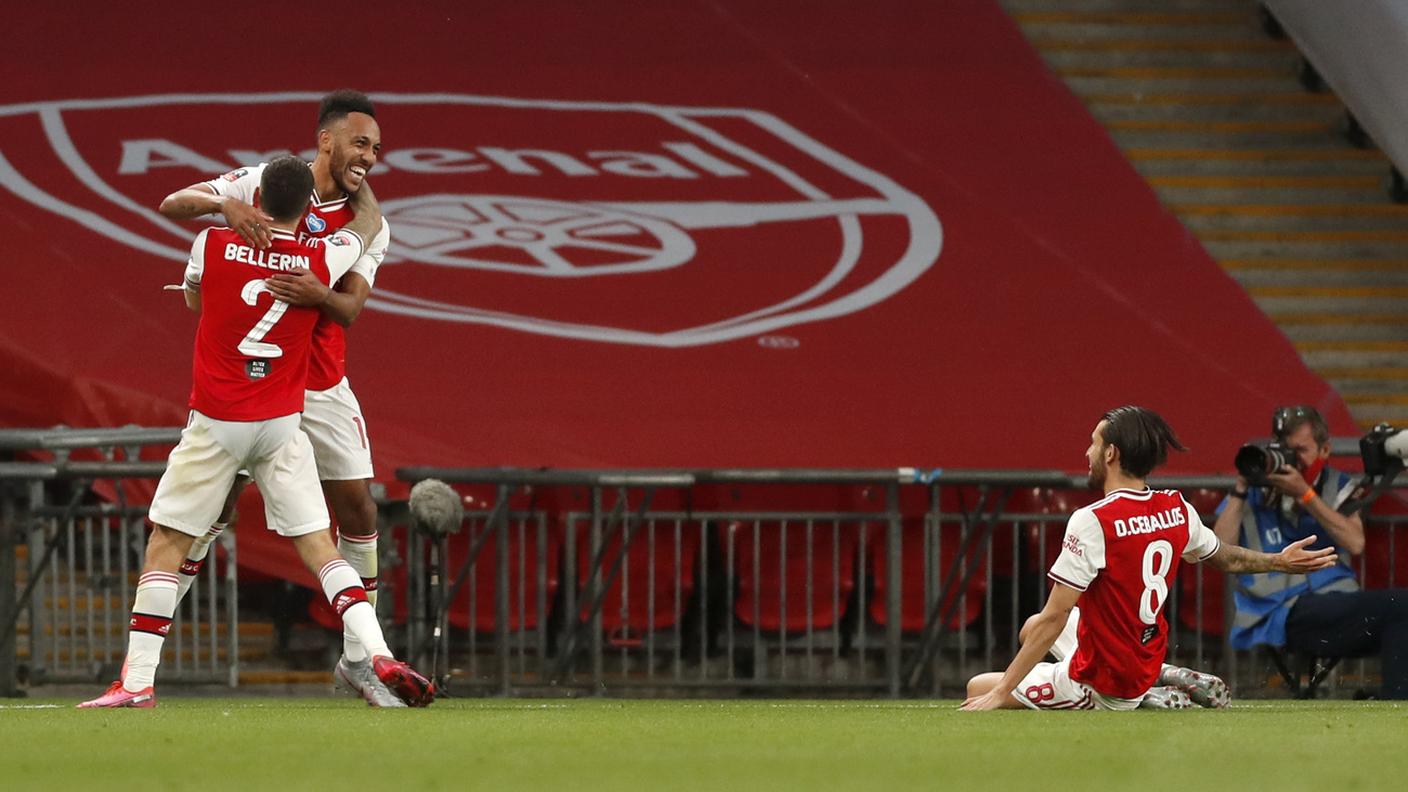 Aubameyang mattatore della serata