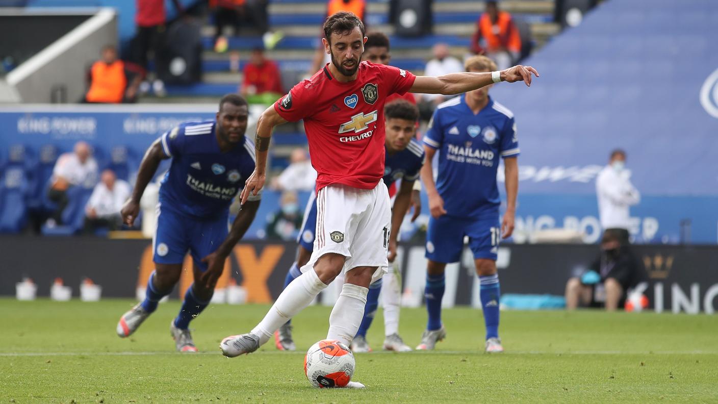 Il gol vittoria di Bruno Fernandes su rigore
