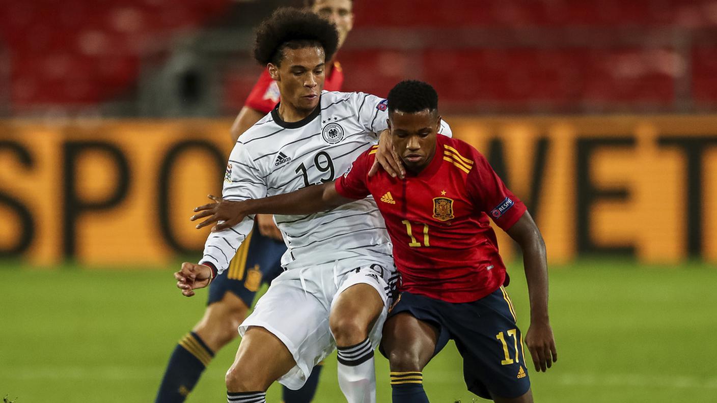 Debutto contro la Germania