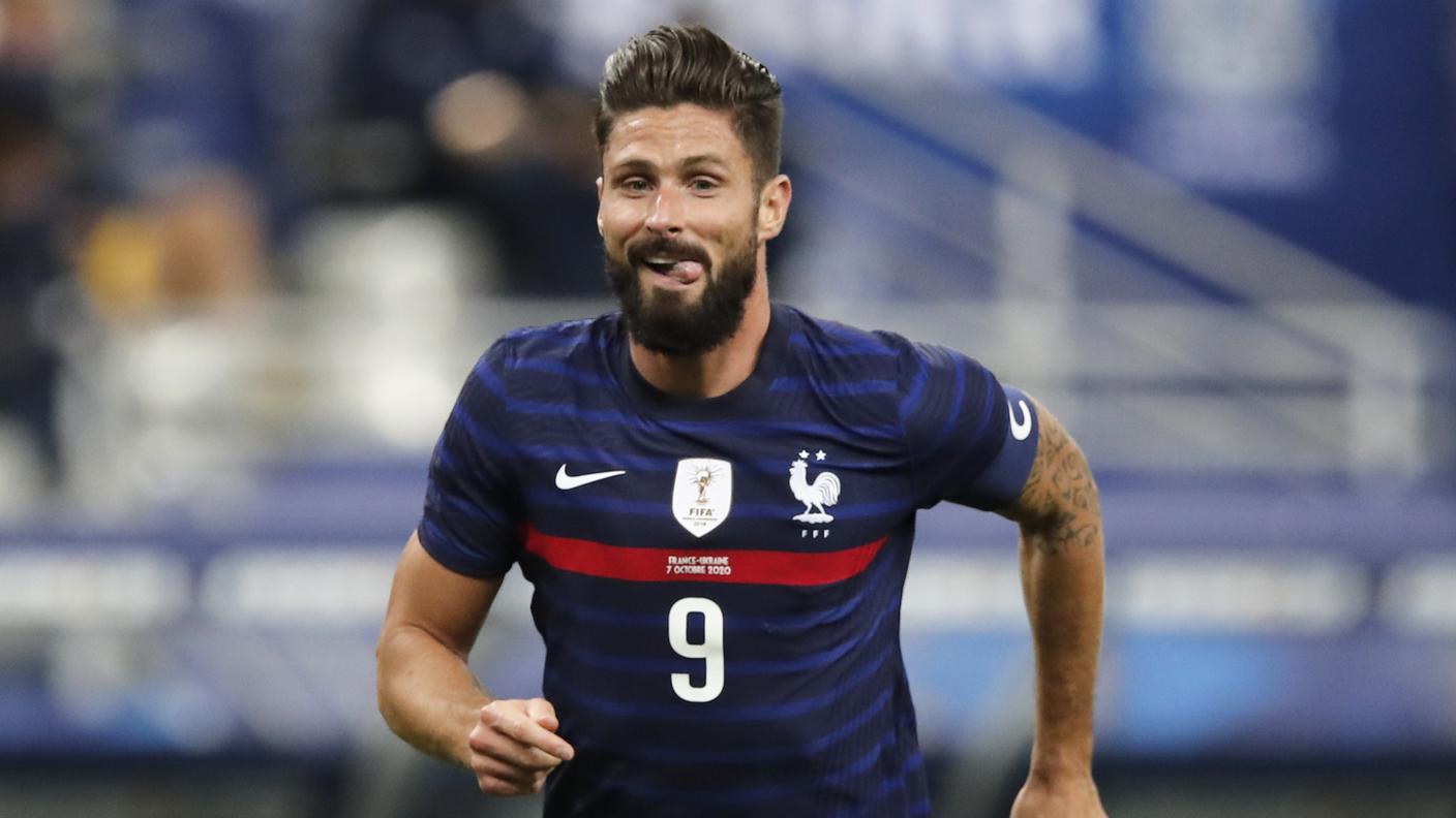 Giroud è ora il secondo miglior marcatore della Nazionale transalpina