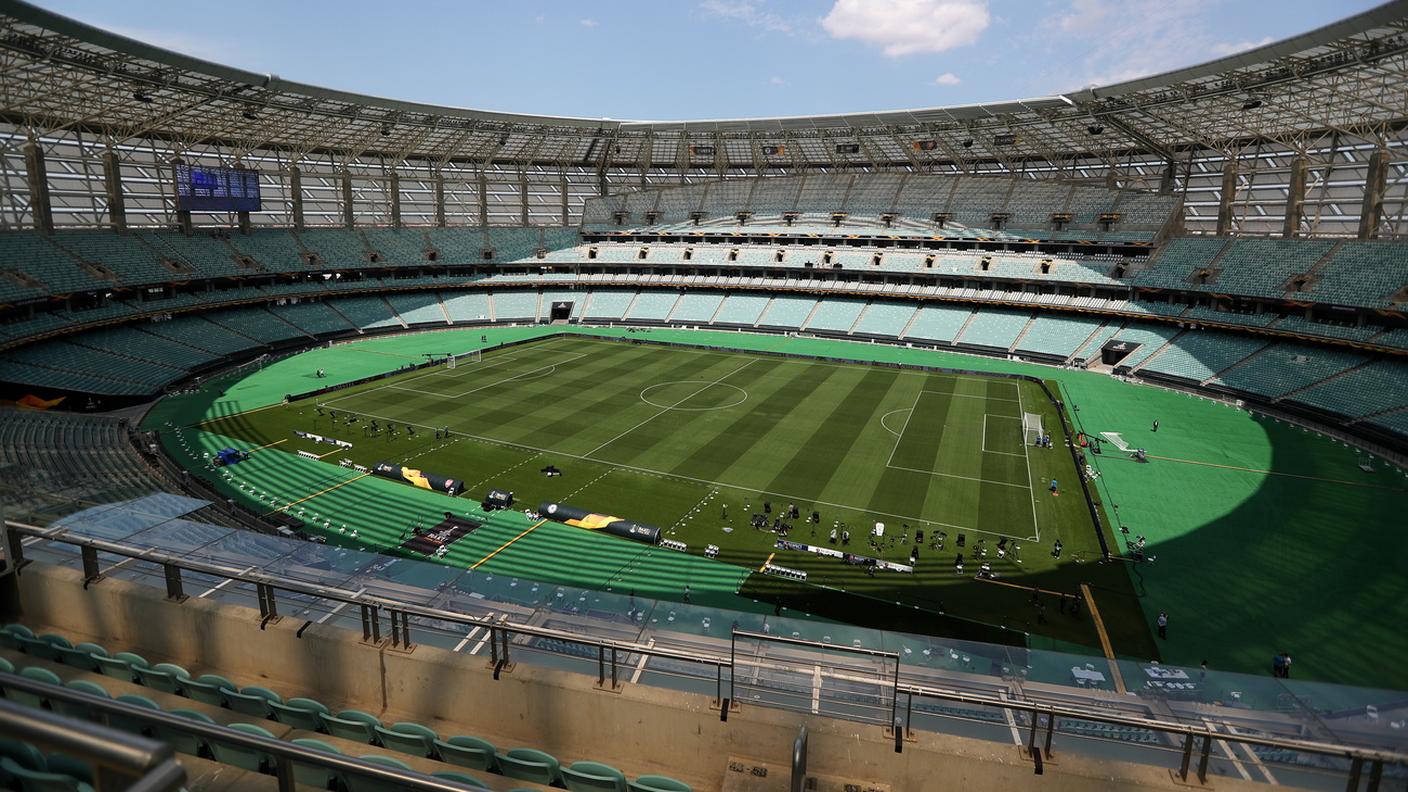 Lo stadio di Baku