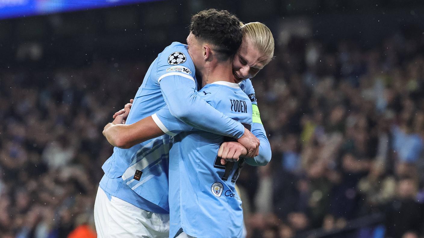 La gioia dei due protagonisti di serata