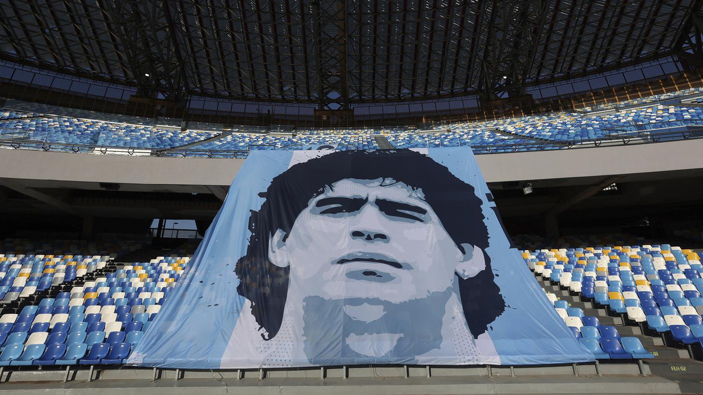 Uno dei tanti tributi a Diego Armando Maradona