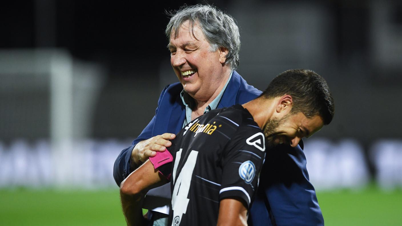 Con il capitano Jonathan Sabbatini
