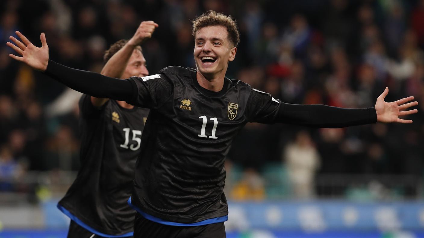 L'esultanza di Asllani