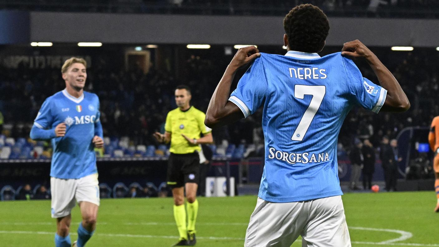 David Neres autore di una doppietta