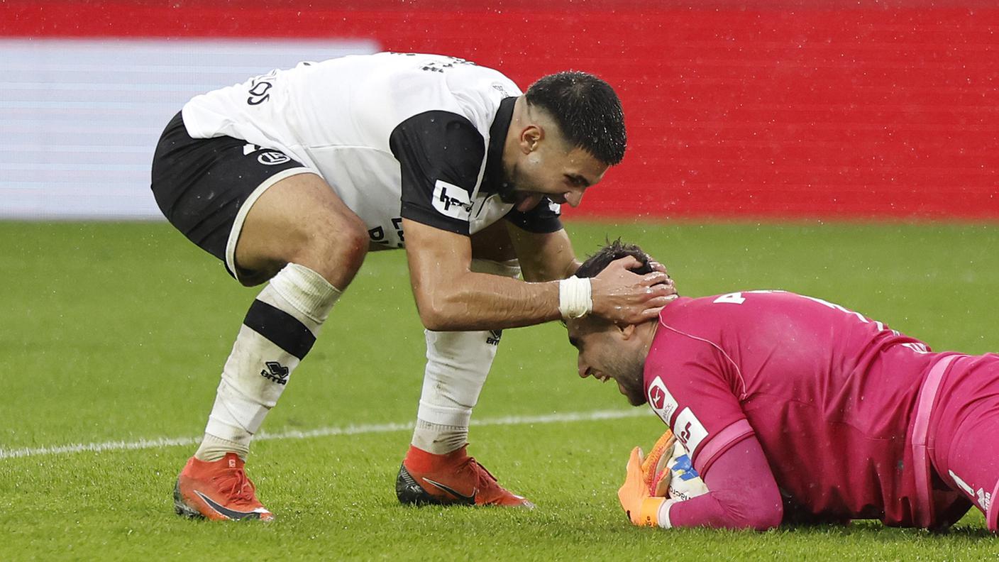 L'estremo difensore festeggiato