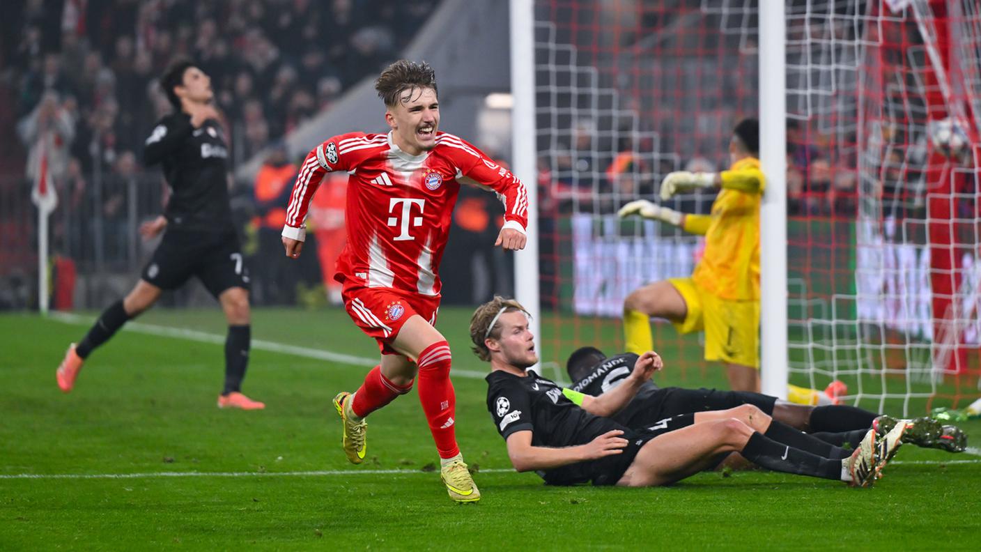 L'esultanza di Karl dopo il gol del sorpasso