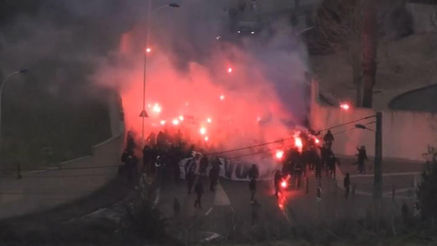Il corteo di protesta