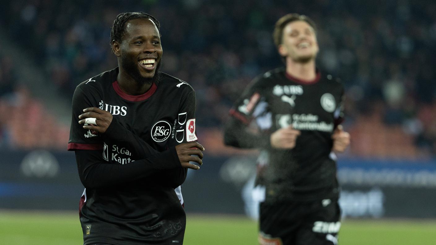 La gioia di Baldé per la sesta rete stagionale