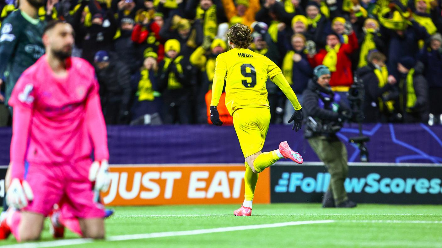 L'esultanza di Hogh, eroe di serata