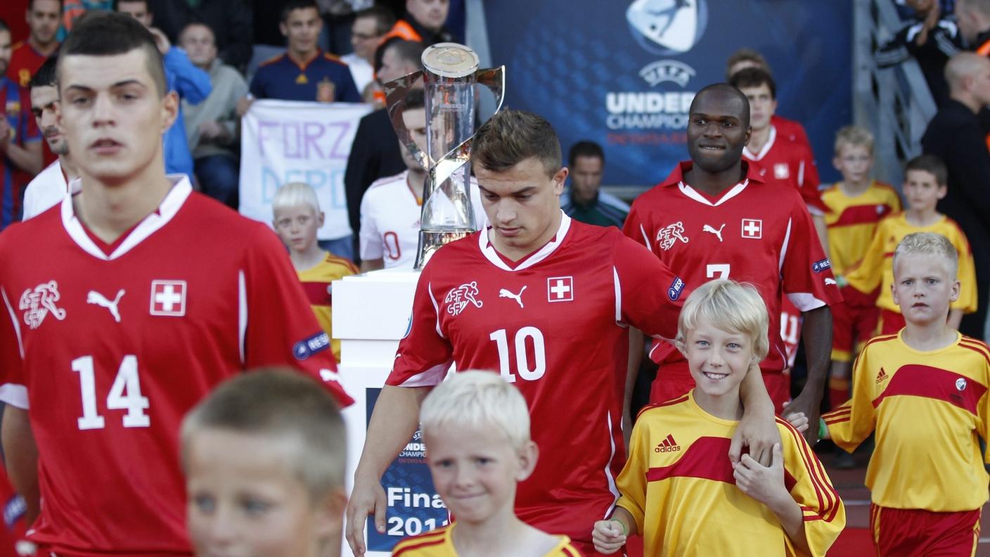 Due giovanissimi Xhaka e Shaqiri
