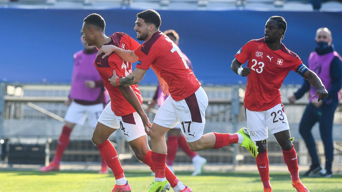 L'esultanza dopo il gol vittoria