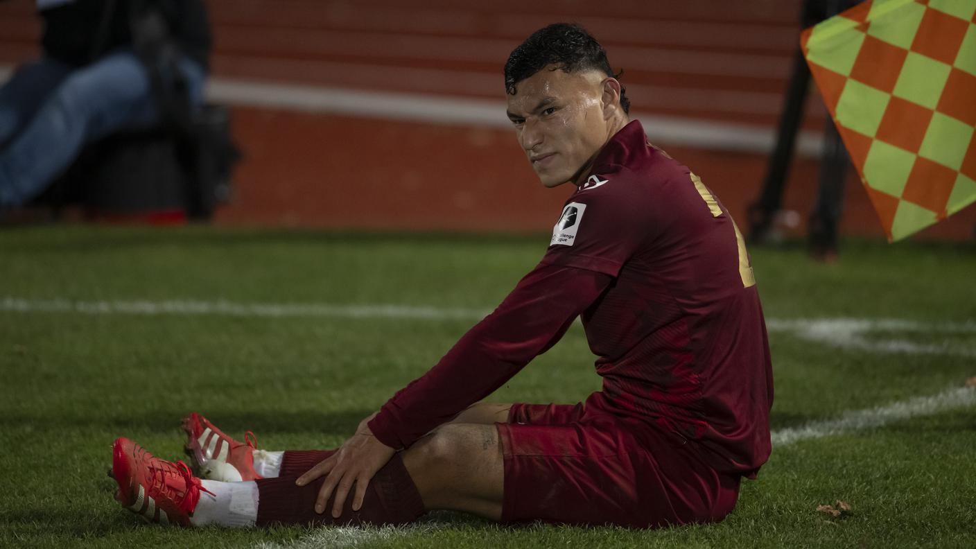 La squadra di Sannino è rimasta in dieci al 19'