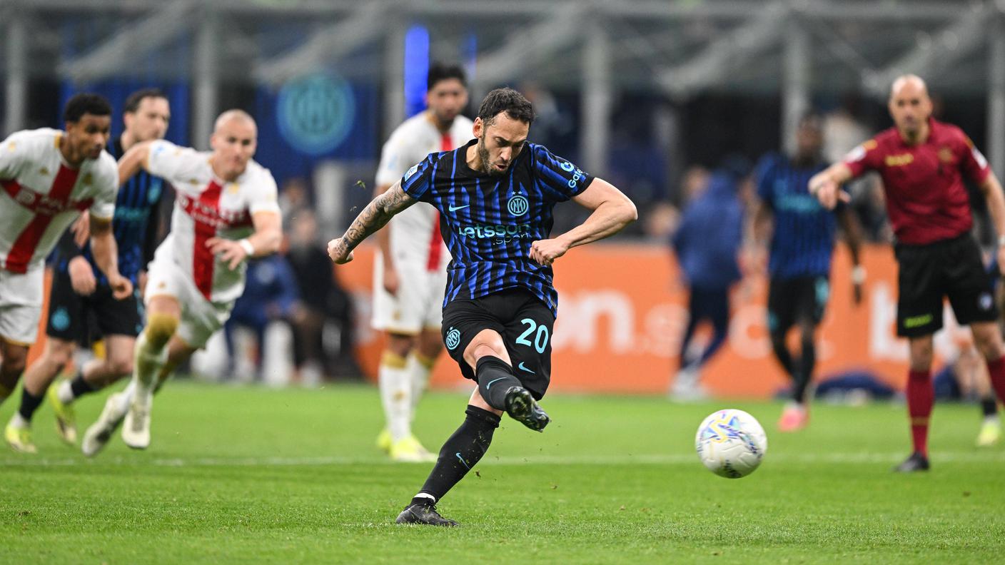 Il rigore di Calhanoglu ha assicurato la vittoria ai milanesi